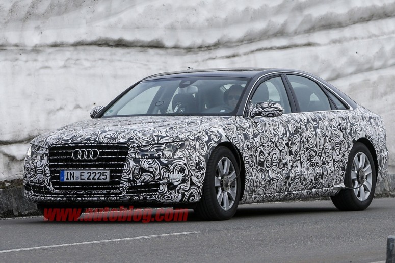 Будущий рестайлинг Audi A8