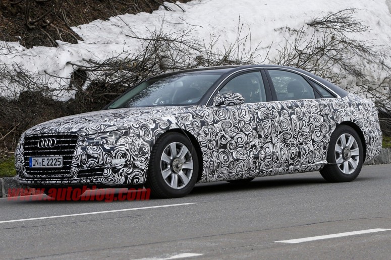 Будущий рестайлинг Audi A8